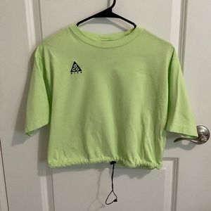 Neon Green Nike Top